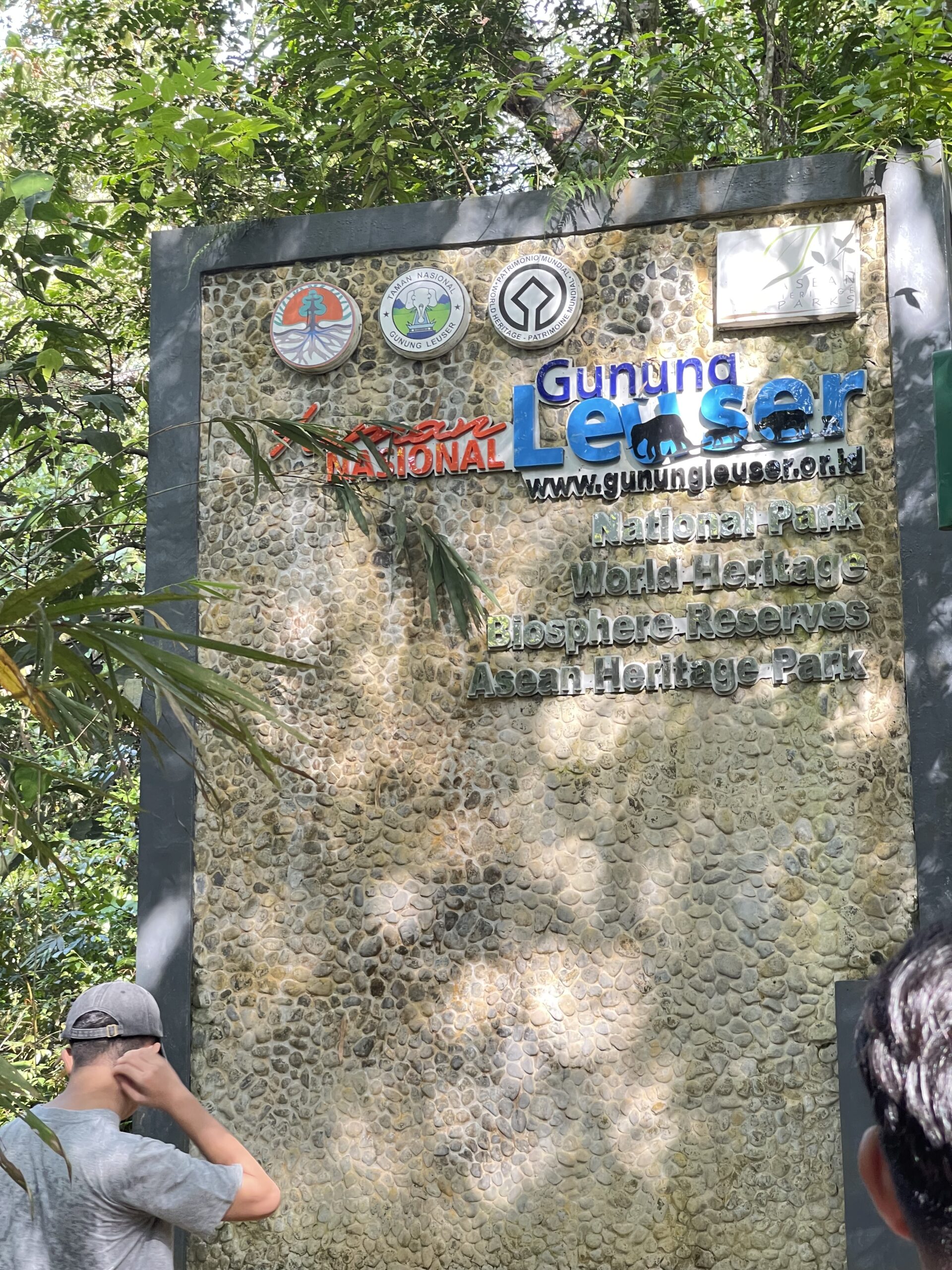 Gate of Mountain Leuser located in Bukit Lawang